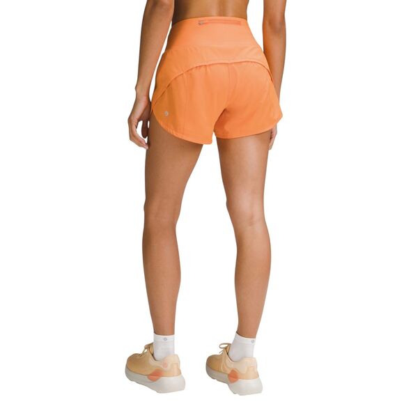 Lululemon Speed Up High-Rise Short 4" *Long Lit Orange - Picture 3 of 8